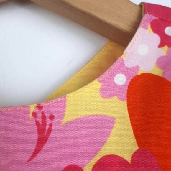 Gymboree Floral Print Dress Cap Sleeve Girls Size 6 - Picture 5 of 12